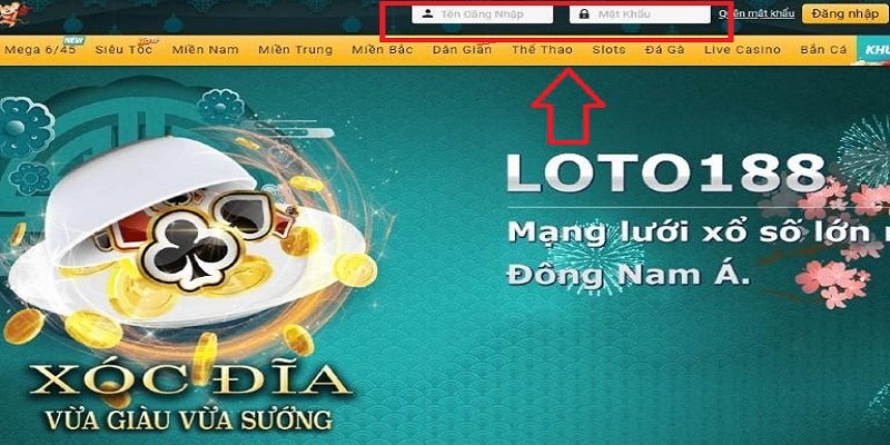 Link đăng nhập Loto188